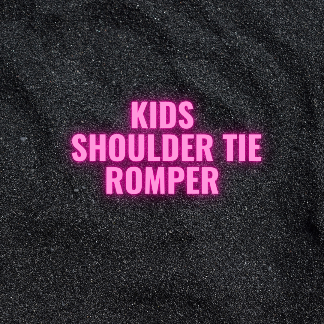 Kids Shoulder Tie Romper