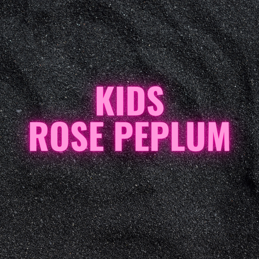 Kids Rose Peplum