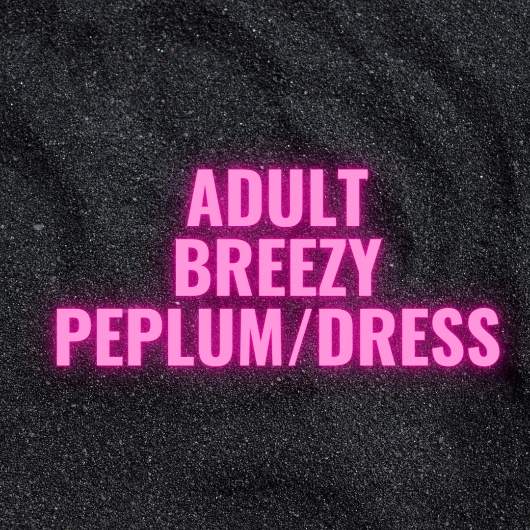 Adult Breezy Peplum/Dress