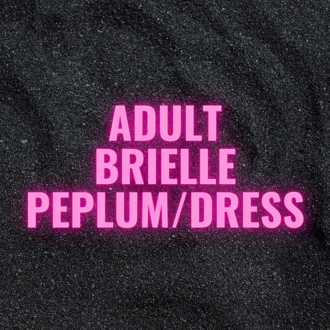 Adult Brielle Peplum/Dress