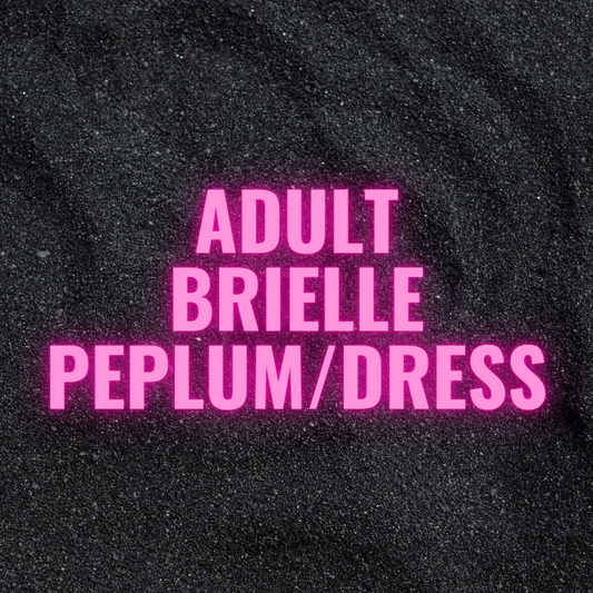 Adult Brielle Peplum/Dress