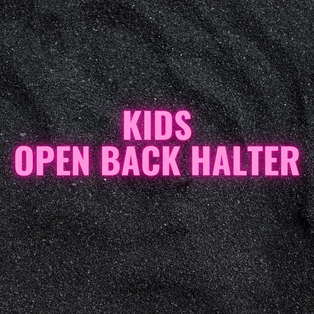 Kids Open Back Halter