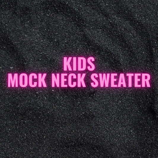 Kids Mock Neck Sweater