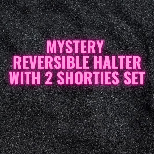 Mystery Reversible Halter with 2 Shorties